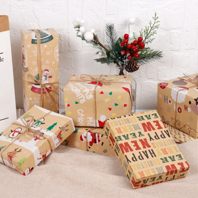 Custom Printed Logo size package wrapping paper christmas wrapping paper wrapping paper