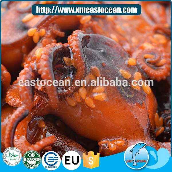 Latest delicious frozen seasoned baby octopus supplier