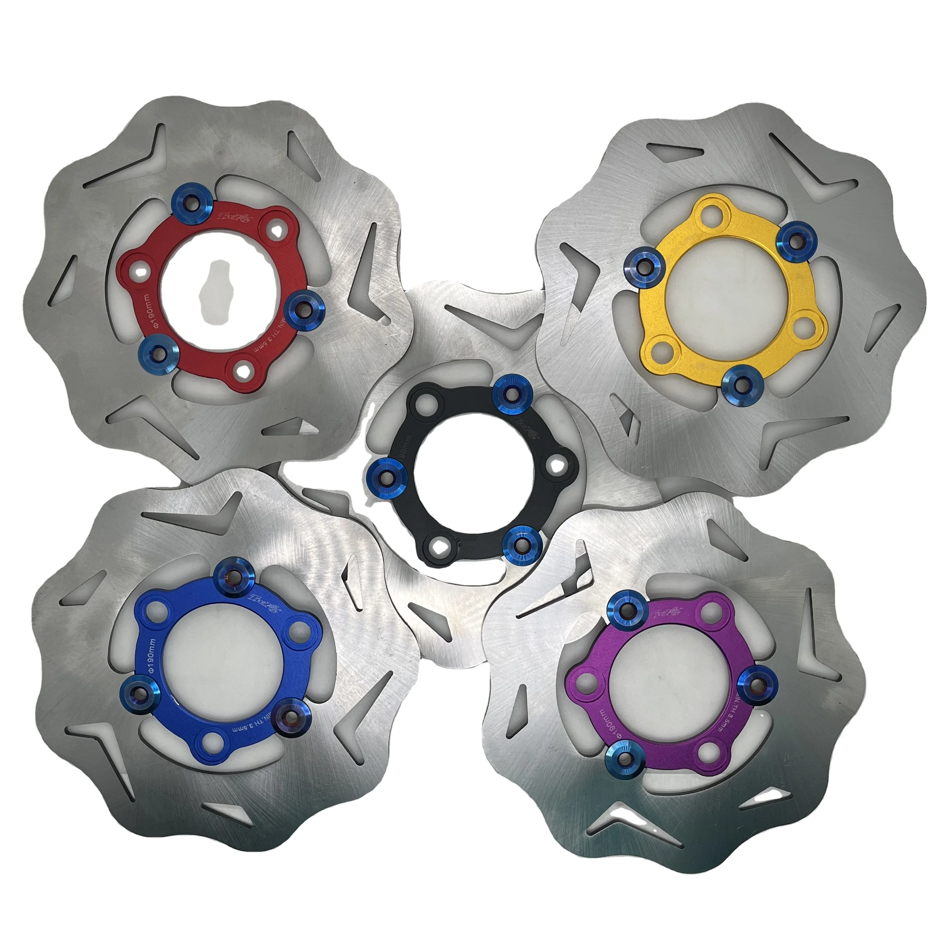 Twpo 190mm stainless steel aluminum alloy floating brake disc for DIO