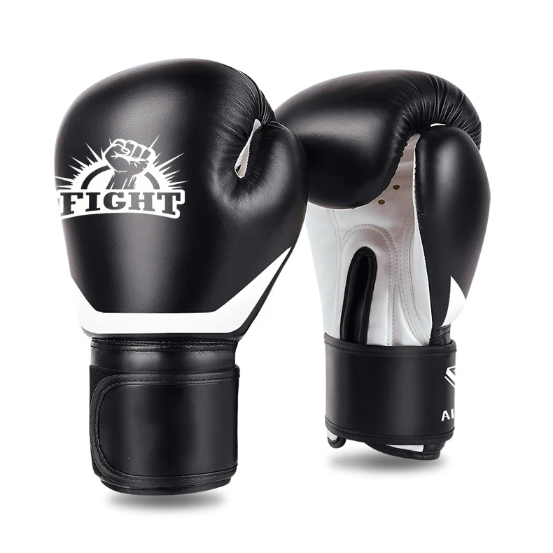 Custom MMA Boxing Sports Training Punching Gloves 16Oz Leather Boxing Gloves