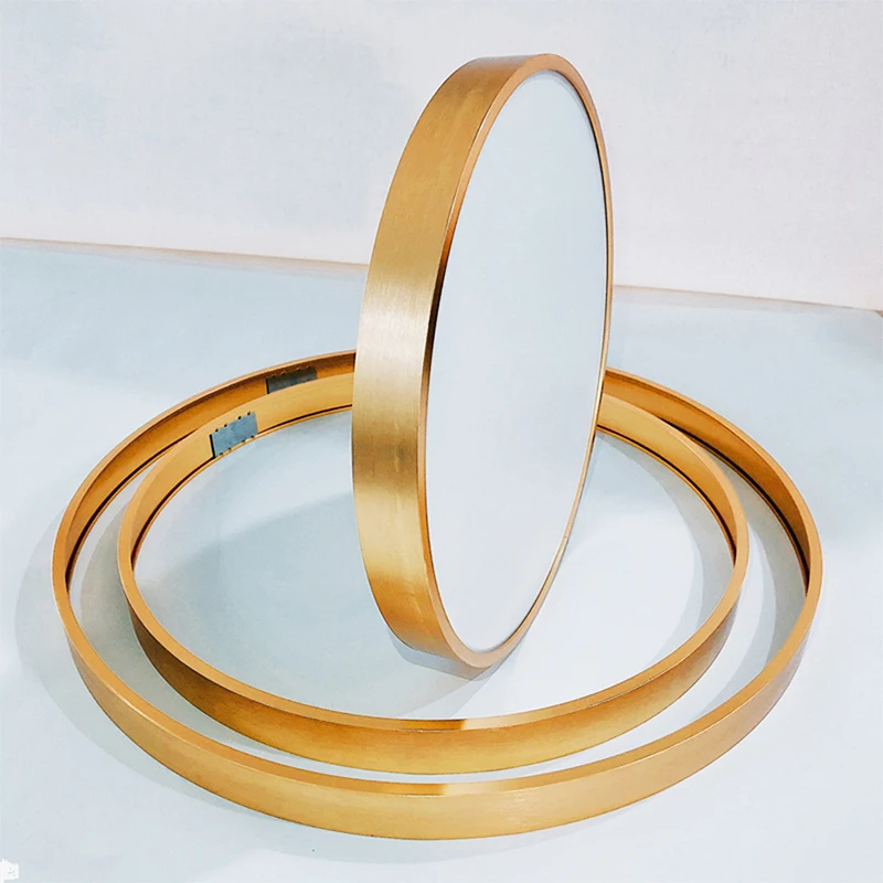 Wholesale foto photo round metal frame one piece funny photo picture frames aluminum large picture round aluminium framework