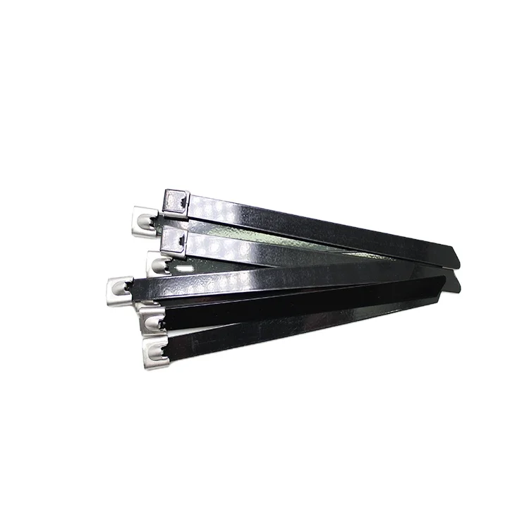 ZD6 Barb Ball Self Lock Ppa Pvc Nylon Coated Galvanized Stainless Steel Ss 316 Polyamide Metal Detectable Cable Tie 8X150MM