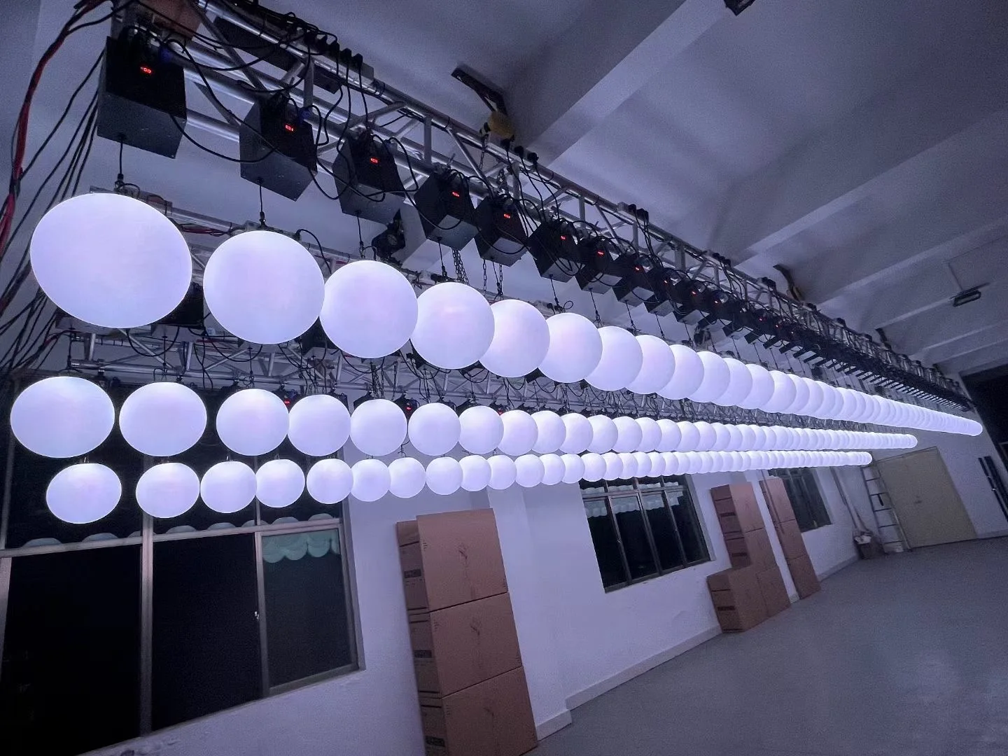 100W RGB LED Kinetic ball Projection Lights Stage DJ Disco Bar