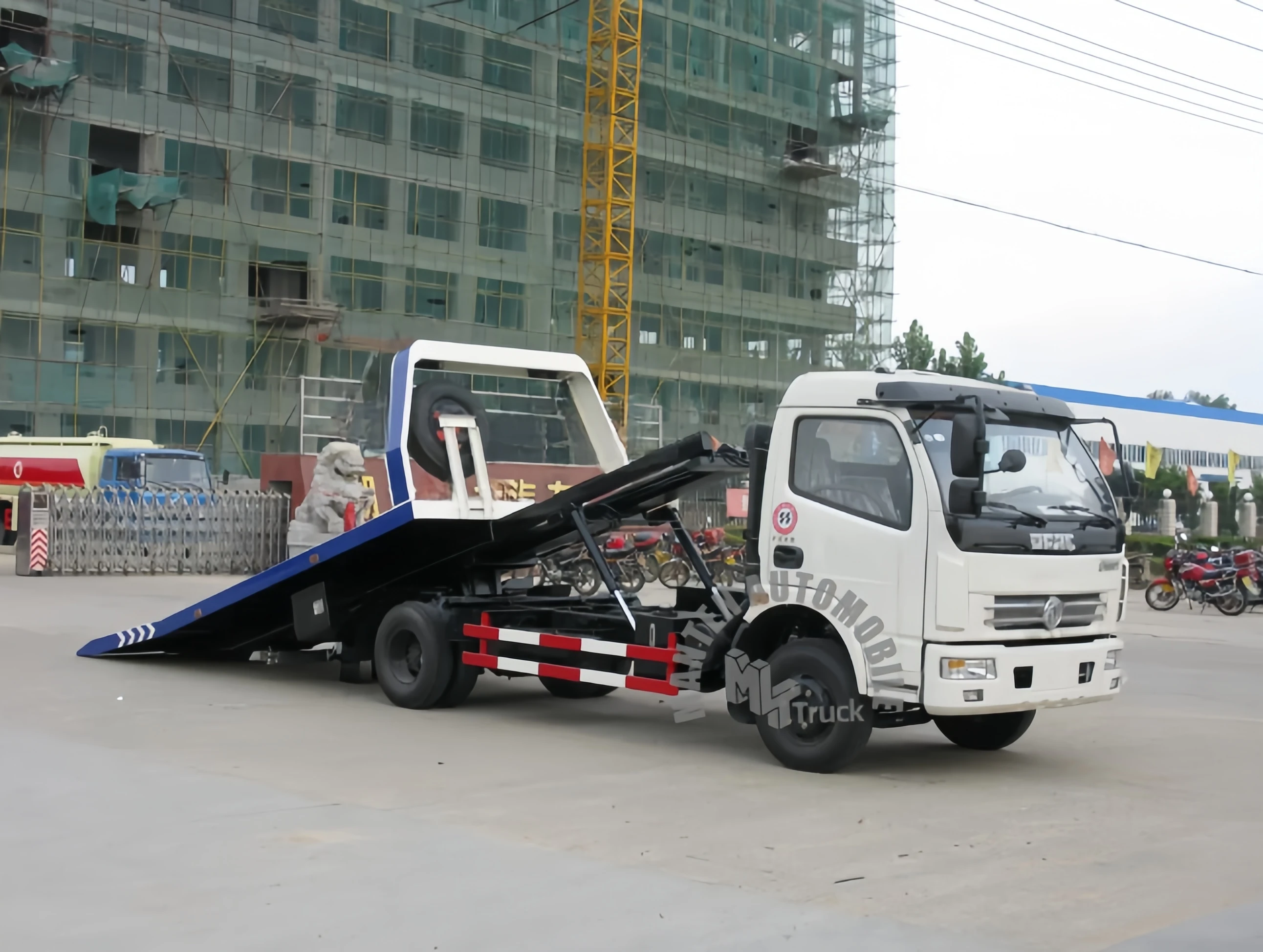 Dongfeng Новый б/у 6-тонный 8-тонный спасательный автомобиль 7-метровый аварийный бортовой буксировщик