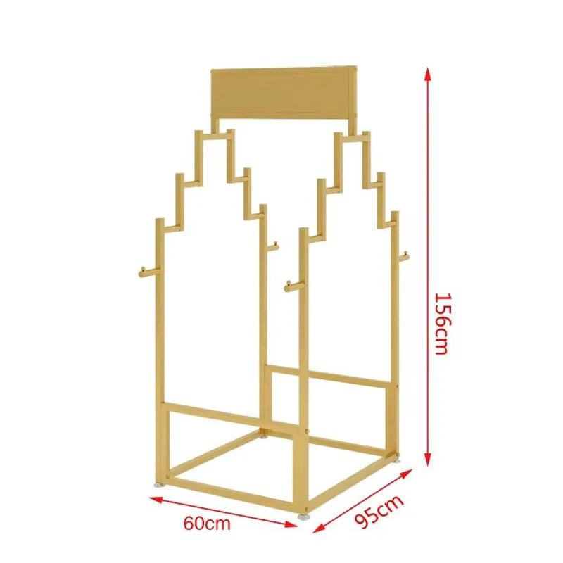 Customized Single And Double-Sided Metal Display Racks Home Store Display Carpet Shelves Carpet Racks