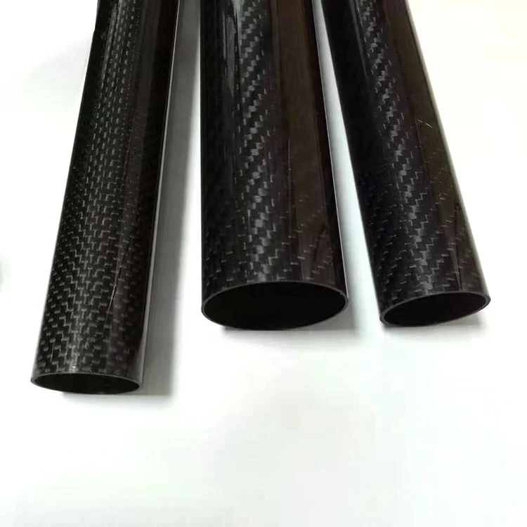 Customize 3K Cheap Price Heat-Insulation Black Color Oval Carbon Fiber Tubes