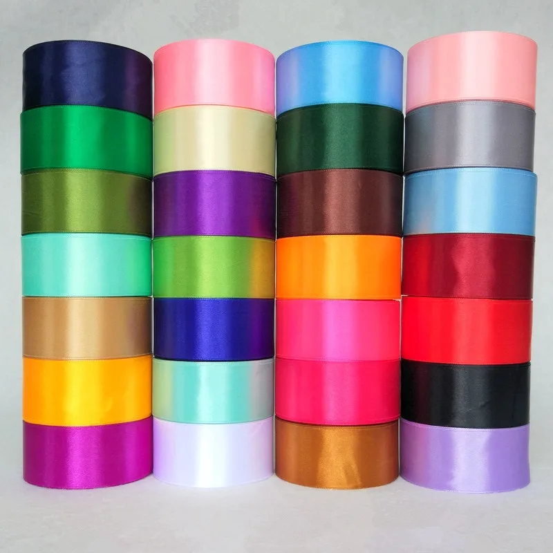 CHENGHE Custom Logo Printer Satin Ribbons 4cm for Hair Bows Grosgrain Ribbons Roll for Flower Gift Wrap Box
