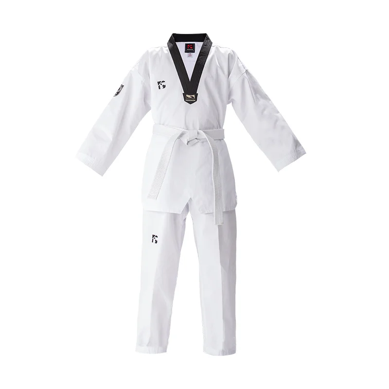  Hot sale in 2021 custom taekwondo uniform polyester wholesale Ribbed