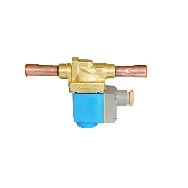 Green Rain High Quality Diaphragm Solenoid Valve 1/2 5/8 ODF Solder SAE Flare for Air Conditioning