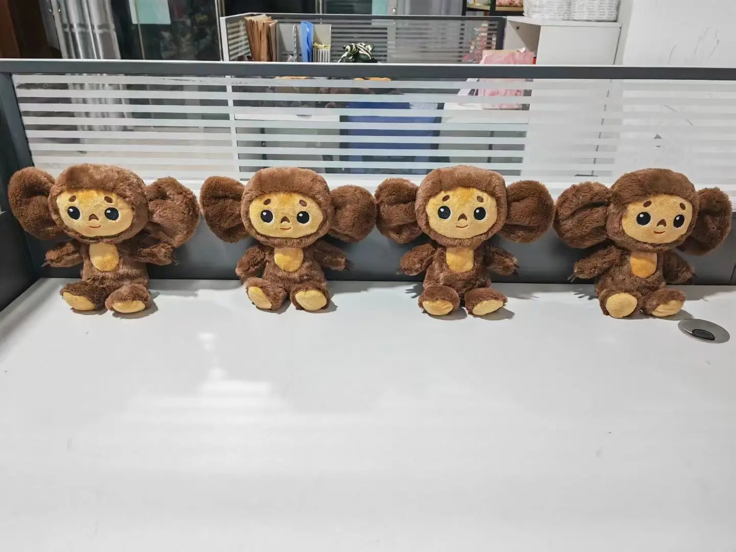 Allogogo Russia Anime Chebraska Plush Figure Toys Baby Sleep Appease Big Ear Doll Cheburashka Toy Plush Monkey For Kids