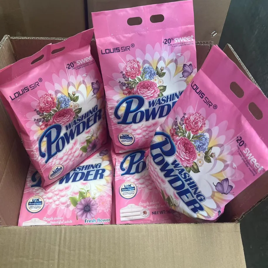 Wholesale Eco Friendly Laundry Detergent Powder Quality Washing Powder With High Foam