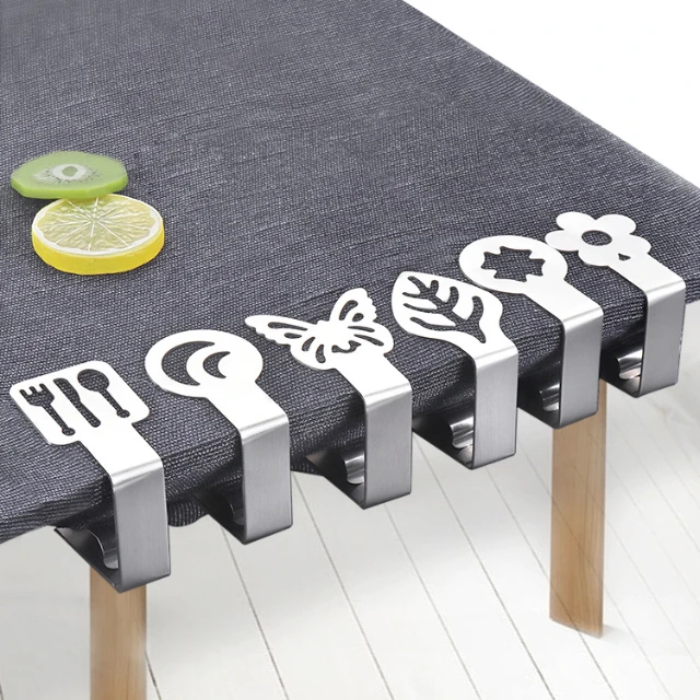Great for Outdoor Kitchen Butterfly Tablecloth Clips Heavy Duty Strong Stainless Steel Tablecloth Clips Holder
