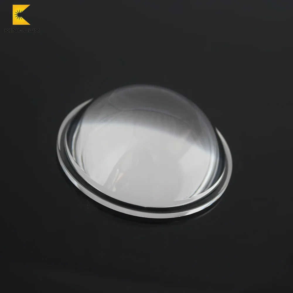 tractor head light projector headlight glass 57mm plano convex lenses led optical collimator lens