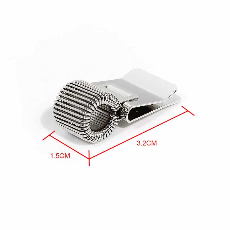 Wholesale Silvery Color Spring Pen Holder With Adhesive Tape Notebook Clip Single Hole Pen Pencil Holder