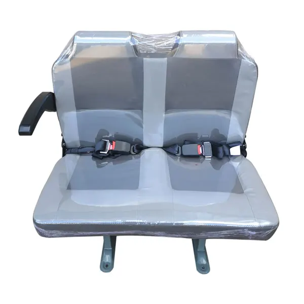 simple design cheap soft cushion mini bus double seat for school bus seating