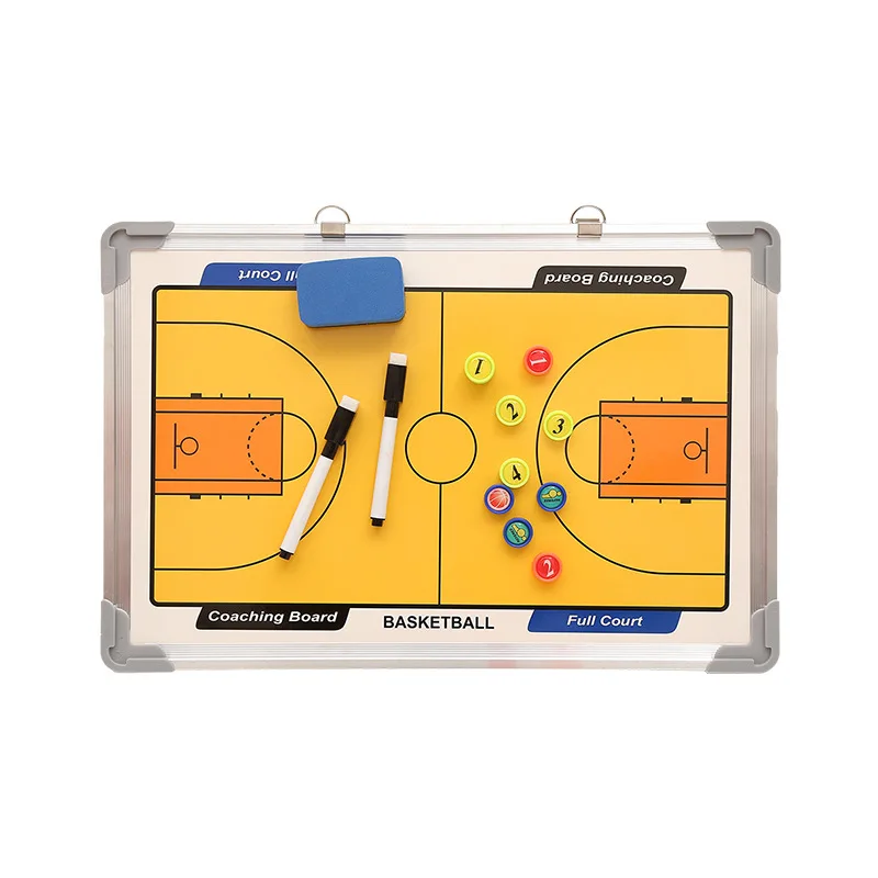 Aluminum basketball coach board,soccer magnetic coaching board
