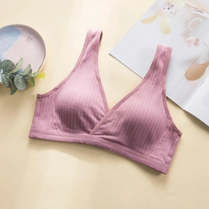 Solid Color Pregnancy Feeding Bra Breast Feeding Nursing Bra Wholesale For Women