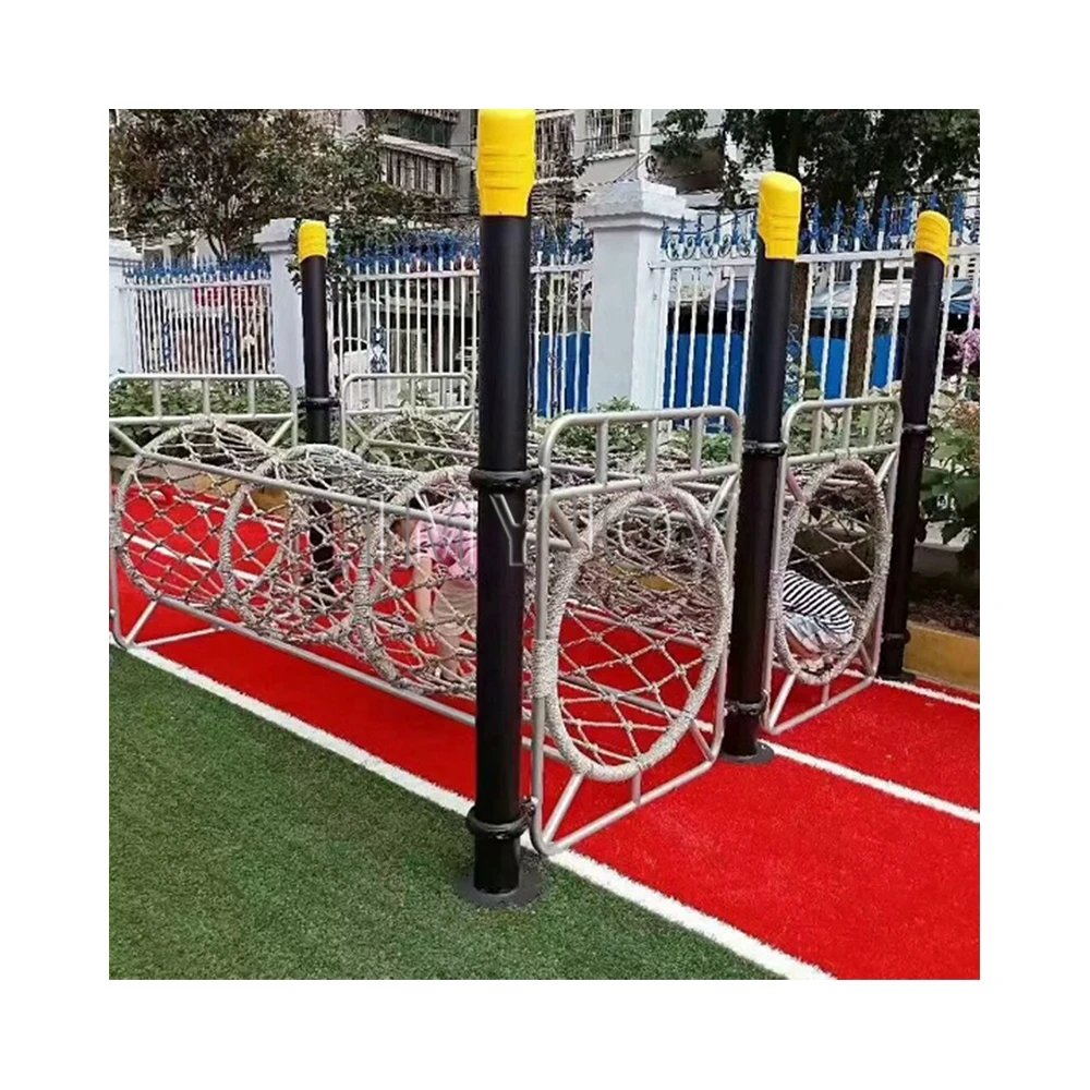 Outdoor commercial carnival knitted net climbing playground game amusement climbing net for kids