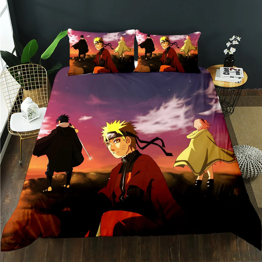 One Piece Kakashi Japan Narutos anime 3D bedding set 3 pieces  Bed Sheets duvet cover