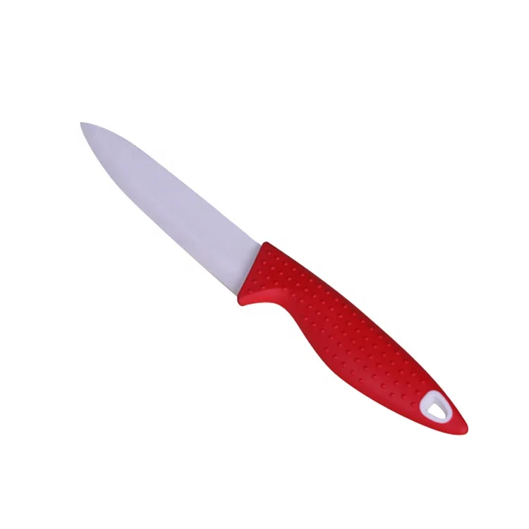 Best Selling Ceramic Blade Cook Knife Soft Handle Household Ceramic Knife Set With Sheath