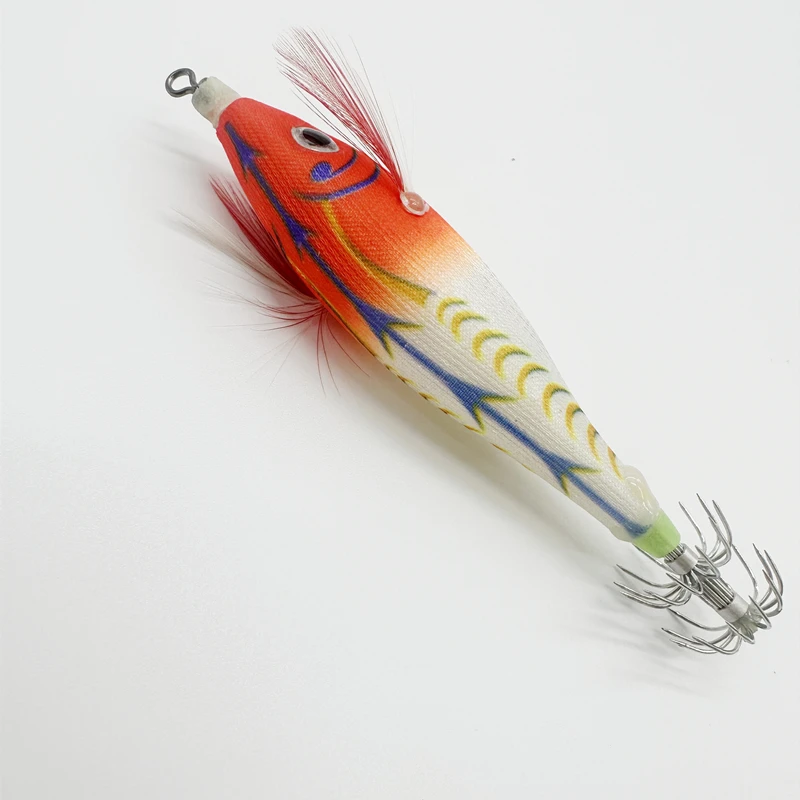 8.5cm Squid Rush Egi Jig  Baits Shrimp Lure luminous Japanese yo zuri Gambar Floating Sutte Octopus Squid Jig