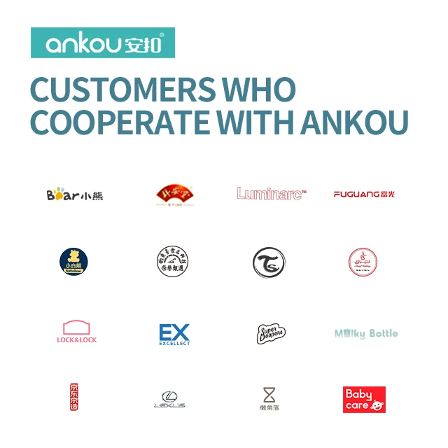Ankou Kitchen OEM POP Air Tight Storage Pots Fancy Mini Bpa Free Plastic Containers With Logo Lids
