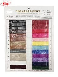 PVC leather Crocodile pattern for bags, backpacks, customized 1.2mm leather pvc synthetic leather