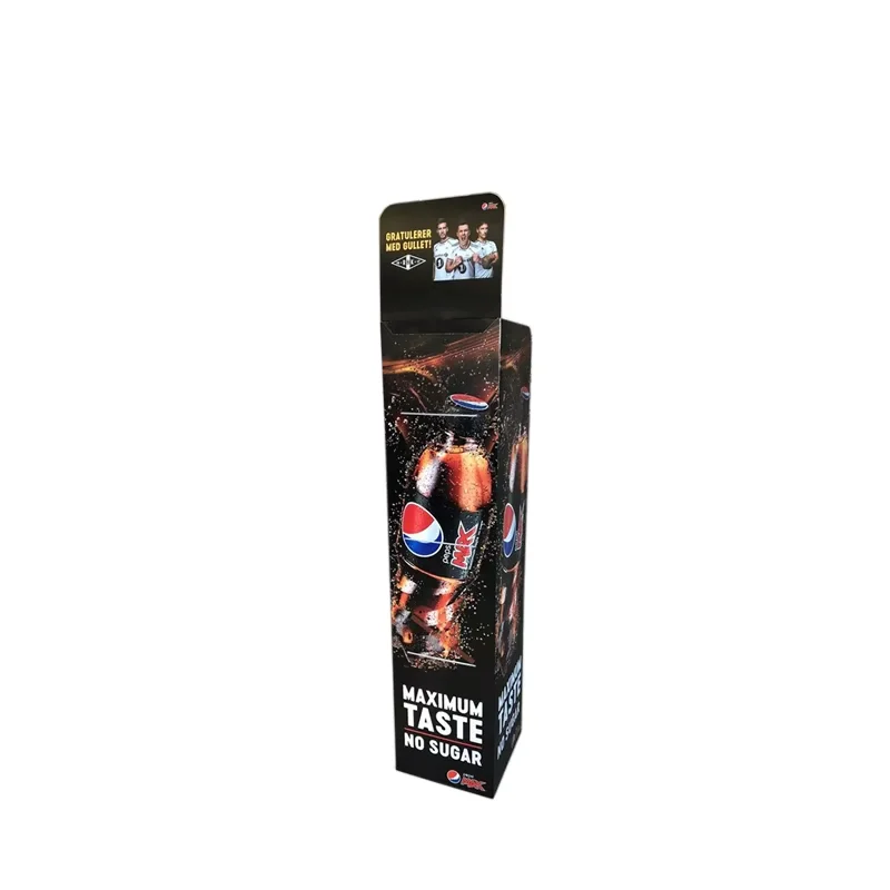 Advertising Pop Cardboard Display Unit Box Carton Small Counter Table Top Snack Bar Display Stand Cardboard Display Stand