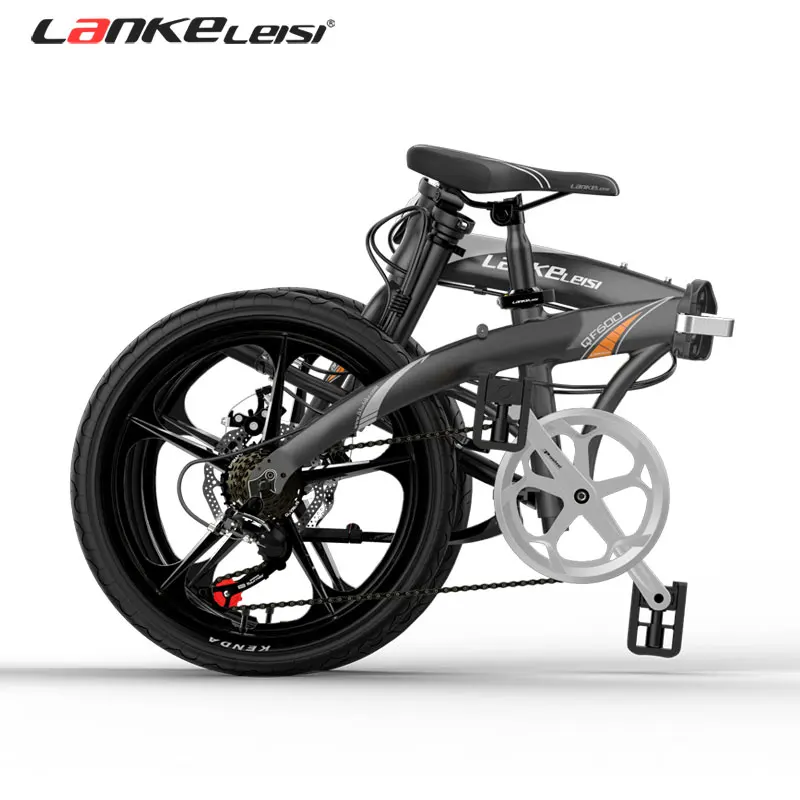 CE certification Folding bike 20 inch aluminum alloy frame double disc brake Shimano 7 speed bicycle road bike men and women