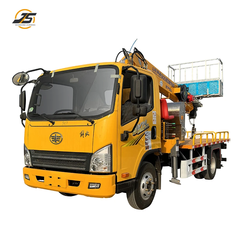 20-meter aerial work vehicle that can be lifted, hoisted, pulled, and operated