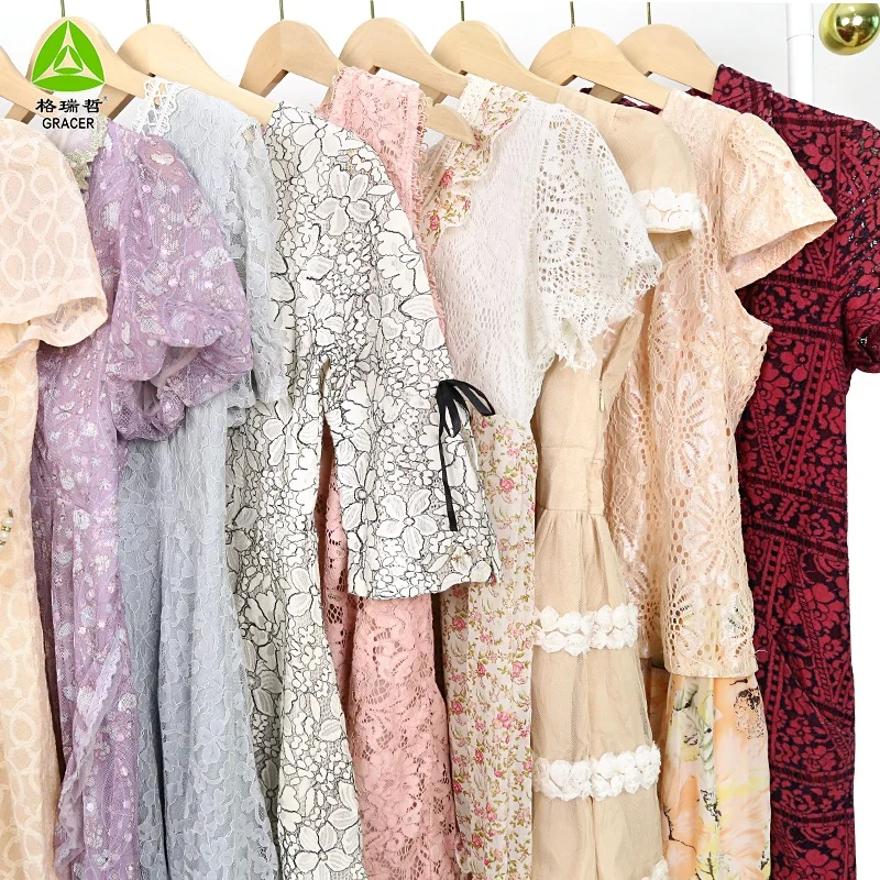 Thrift Gowns Second-Hand Clothing Korean Bales Mixed Used Clothing 45Kg