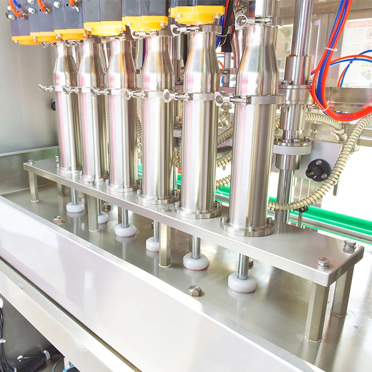 Стеклянные бутылки для консервированной еды TANG линия розлива Меда самоочищающаяся машина Чили соуса смешанных фруктов джема поршневая сервомашина