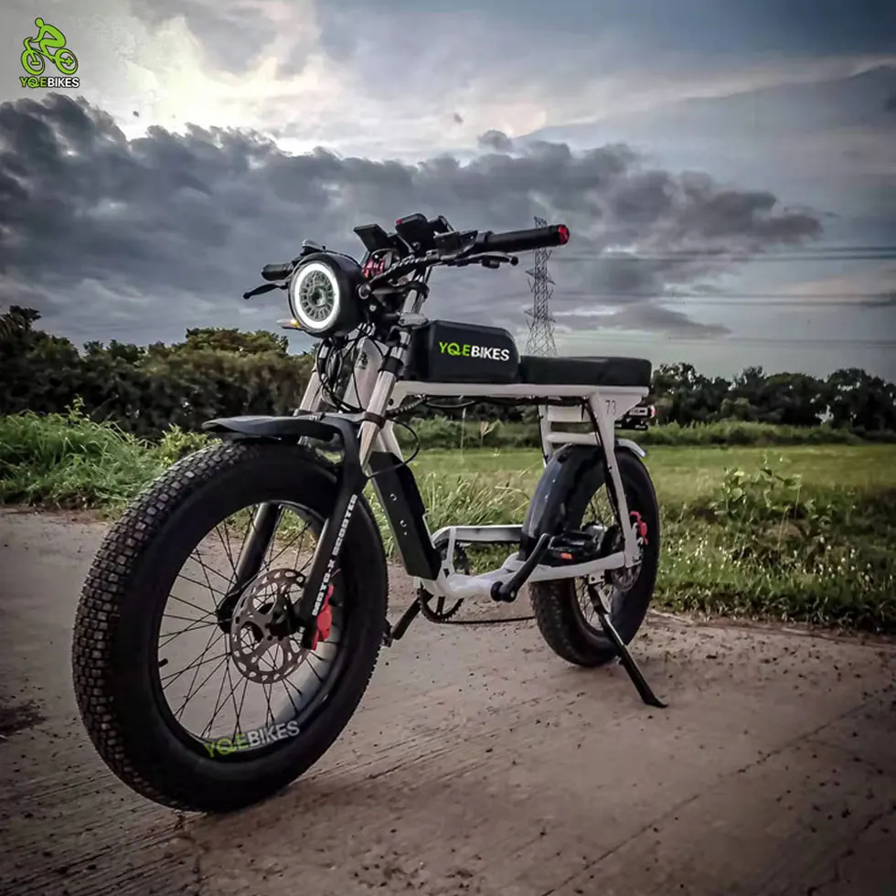 YQEBIKES Super Power Long Seat Cheap Electric Bike 73 S2 Fat City E-bike 1000W Off Road Electric Bicycle European Warehouse