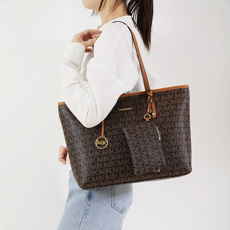 2024 New FJNIns hot sale Autumn and winter high quality vintage print Tote bag Large capacity mother travel shoulder bag handbag