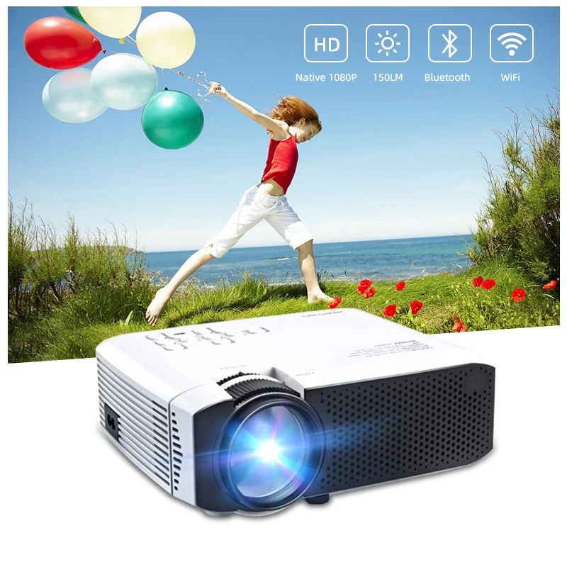 Javoda  led  horizon interactive Android phone mini 4k portable  projectors for entertainment