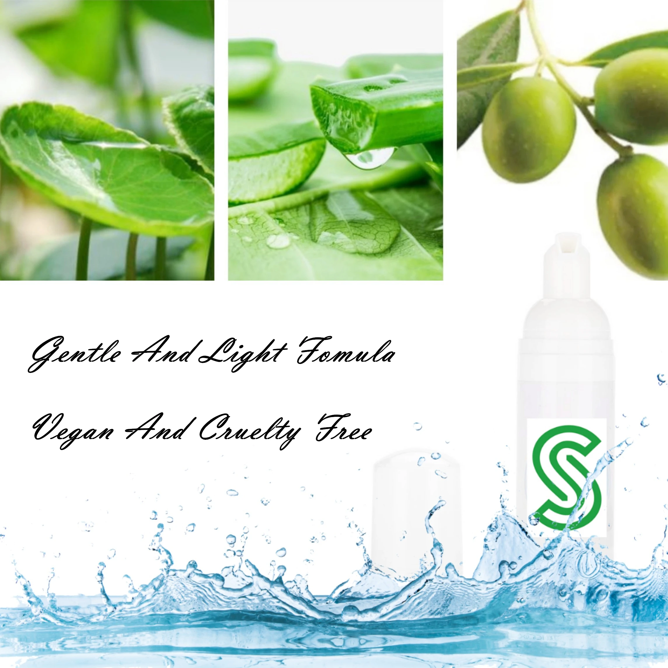 No Irritation Or Burning Lash Foaming Cleanser Custom Lash Shampoo Gel Eyelash Extention Foam Cleanser