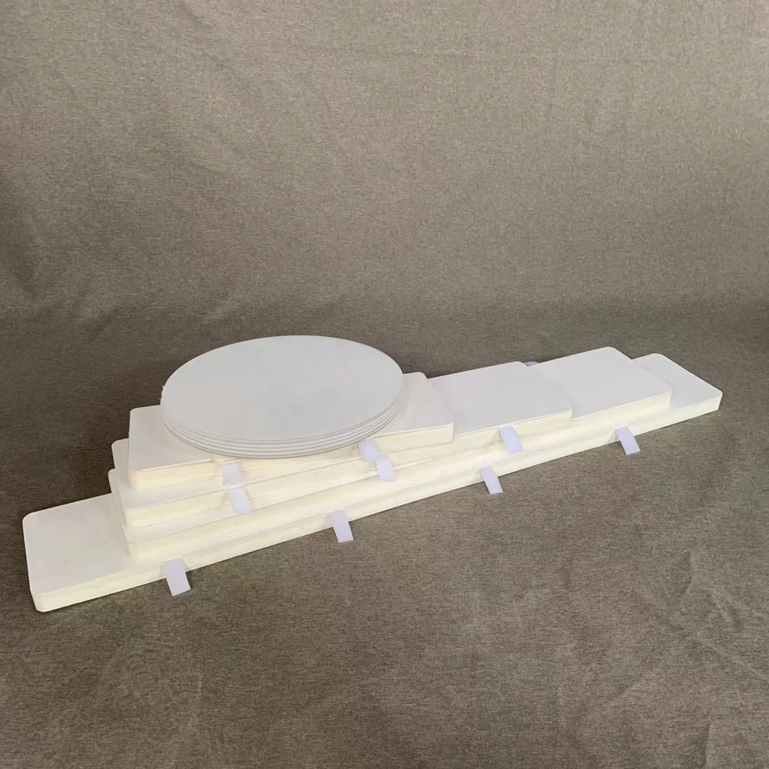 Custom Shape Acrylic Cylindrical Foldable Dessert Table Buffet Origami Bird Cage Shape Marvel Vase Dessert Table