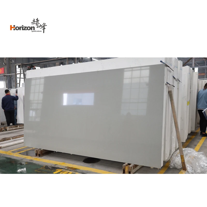 Horizon  quartz slab artificial quartz stone grey calacatta quartz stone for kitchen countertop