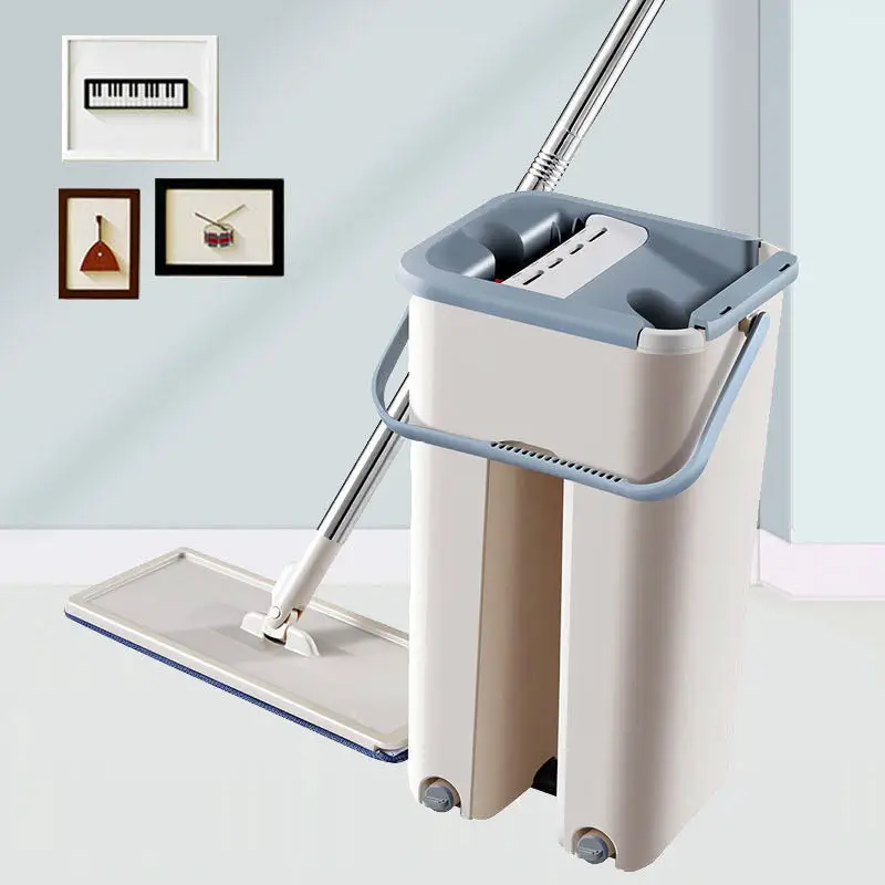  Высококачественный и дешевый набор ковша для швабры из микрофибры