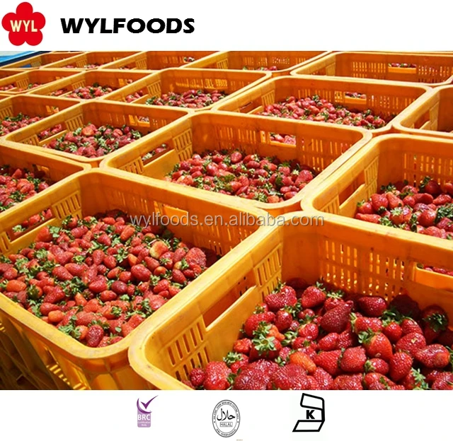 Premium Grade Ripe Frozen Strawberry for Pastry Chefs IQF Strawberry