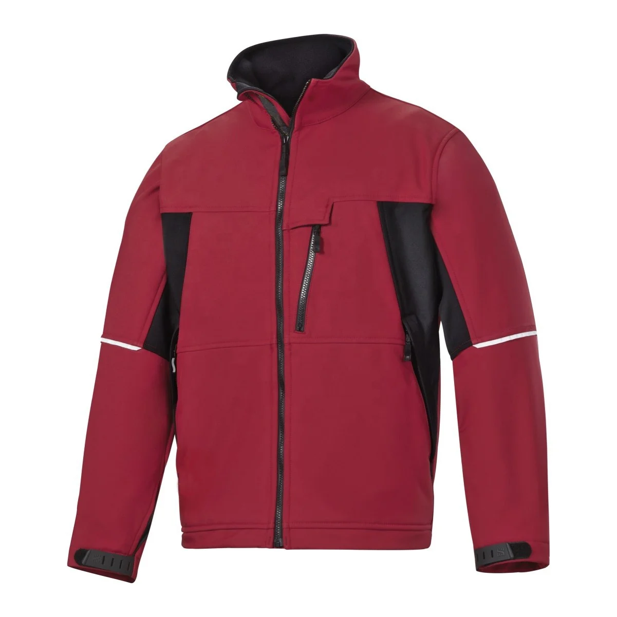 Fashion Water repellant polyester softshell jacket high quality men reflective safety workwear