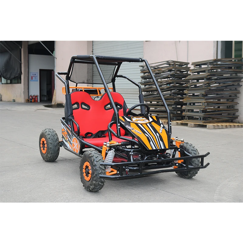 Factory Wholesale Gasoline Double Kart Sandy Beach Children and Adults 2 Seater Off-Road Kart