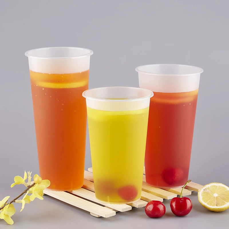 plastic disposable cups custom 16oz plastic cups with lids pp injection cup
