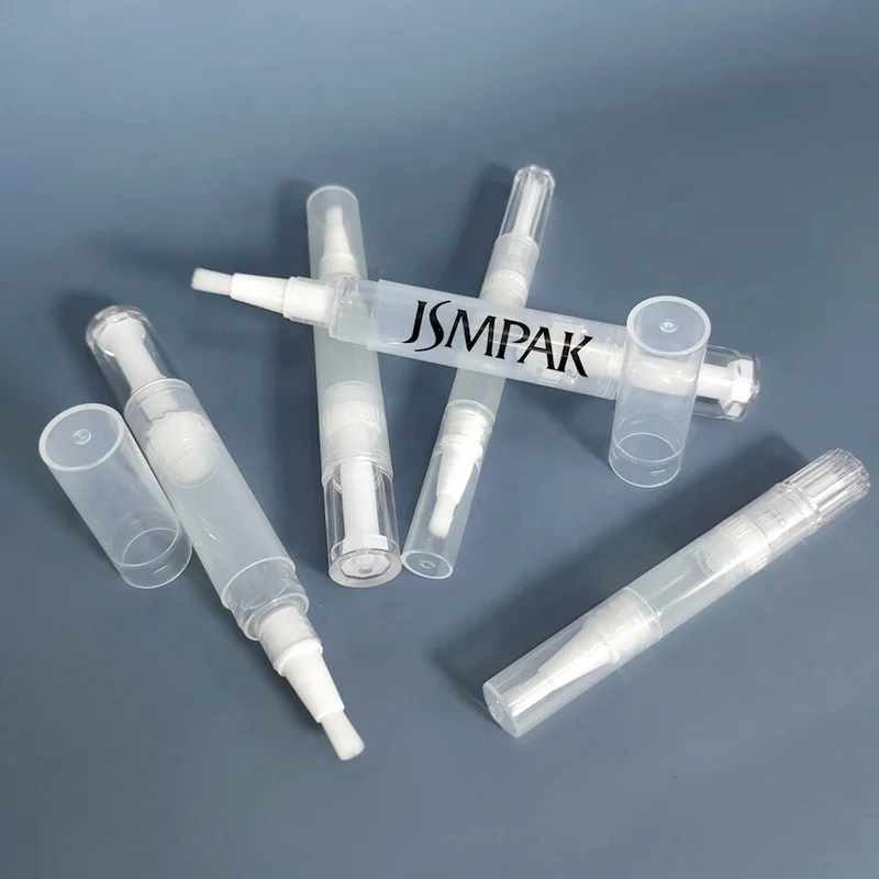 New ECO Friendly Sealing Container Package 2Ml 5Ml Empty Plastic Tubes Twist Cosmetic Pen For Cuticle Oil