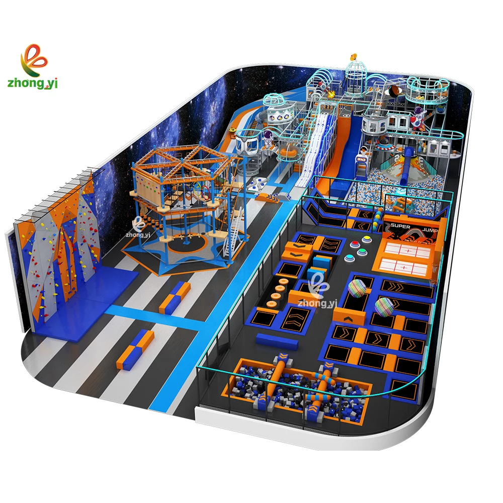 Trampoline Commercial Free Jumping Indoor Outdoor Big Trampoline Park Indoor Safety Children Trampoline for Sale