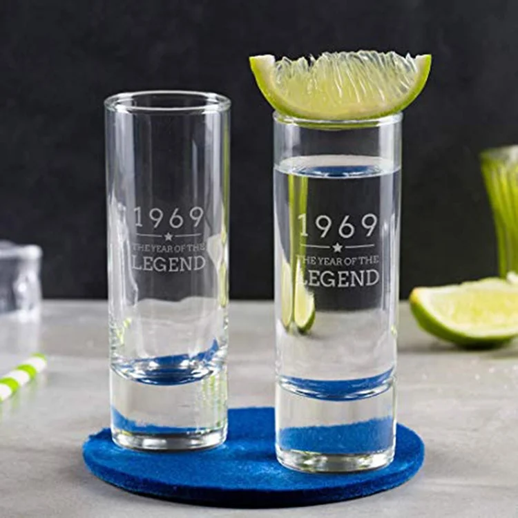 Wholesale Barware Transparent 2oz Tequila Shooter Champagne Wine Shot Glass