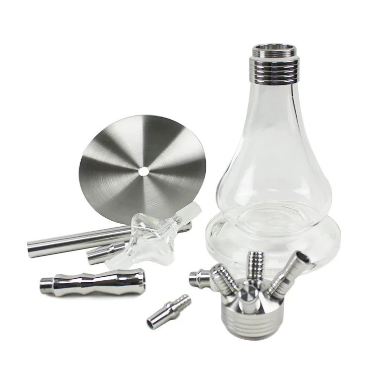 China Hookah Wholesale Smoking Shisha Portable Hookah Stainless steel Hookah Shisha Nargila