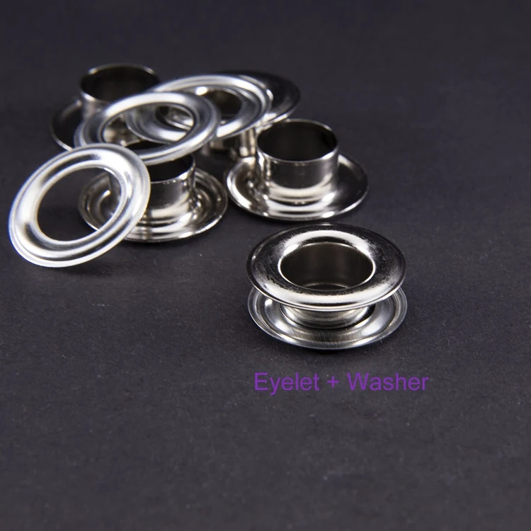 Good Price Rust Free Metal Flat Eyelet Ring Round Eyelet For Bag And Apparel