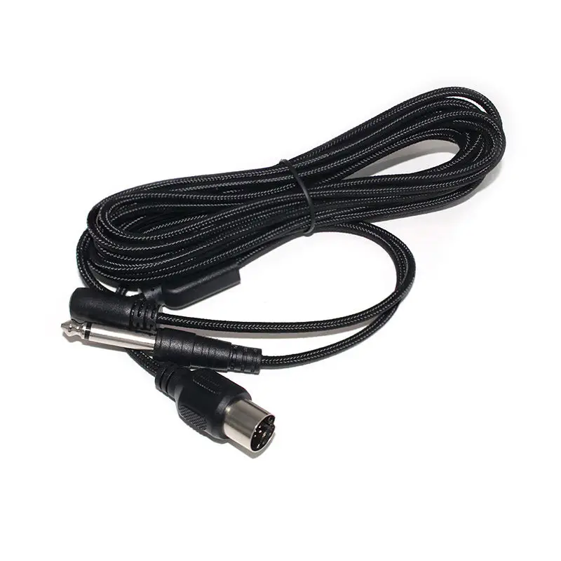 High quality cheap Din 13p Plug to 6.3mm Plug Audio Cable And DC 5.5mm Jack