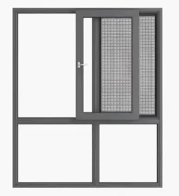 French Style Residential PVC Windows Double Pane Window uPVC Casement Window